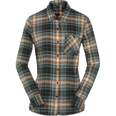 Camisa Patagonia Heywood Flannel Mujer Negras / Amarillo - Chile EMU845302